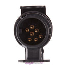 12V Car Trailer Truck 13 Pin to 7 Pin Plug Adapter Converter Tow Bar Socket