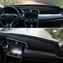 Dashboard Black Center Console Cover Dash Mat Protector Sunshield Cover Pad