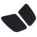2x Rubber Black Fuel Tank Traction Pad Gas Side Knee Grip Protector Decals