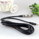 10FT XLR 3 Pin Female to 1/8" 3.5mm Stereo Jack Microphone Audio Cord CableS Bj