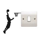 Black Switch Basketball Wall Stickers G2D7