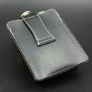 8oz Stainless Steel Whiskey Wine Flagon Alcohol Hip Flask with Leather Case