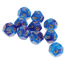 10pcs 12 Sided Dice D12 Polyhedral Dice for Dungeons and Dragons Table Games