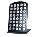 Snap Jewelry Button Display Acrylic Board Organizer Stand for 18mm Size Snap