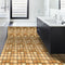 10pcs 10cm Retro Tiles Wall Stickers PVC Waterproof Kitchen Decals (MSC054)