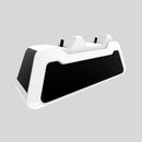 LED Controller Dual Charger Station for Sony PS5 Fast Power Cradle (White) A