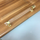 2pcs Acrylic Pull Knob Dresser Drawer Knob Pull Acrylic Cabinet Handle Knob