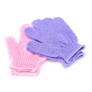 New FashionFive fingers bath gloves nylon bath bath towel strong exfoliating LJ