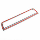 Carbon Fiber Style ABS Chrome Console Air-Conditioning Vent Cover Trim For