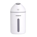 320ml Mini Air Humidifier Light USB Diffuser Car Air Purifier (White) A
