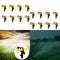 16 Packs Adjustable Watering Sprinkler, Rotating Irrigation Garden Nozzle