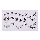 10 Sheets Flying Birds Temporary Tattoo Stickers Waterproof Body Art Decor
