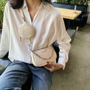 Alligator Leather Handbag Purse Women Sling Crossbody Shoulder Bag (Beige)