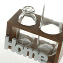 Tabletop Glass Terrarium for Hydroponics Plants Home Office Decor-2
