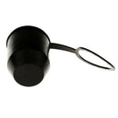 1X PVC Black Tow Bar Ball Towball CoverTowing Hitch Trailer Protection CapJC3C