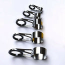 7Pcs Fishing Rod Guides Tip 7 Sizes Telescopic Tip Repair Kit Line Rings Ey
