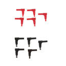 Pack of 10 4mm Banana Plug Right Angle Connector Welding Connecting for