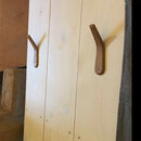 Black Walnut Clothes Hanger Japanese-Style Wall Mounted Coat Hook Decorativ