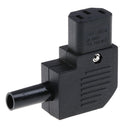 Durable IEC C13 right angle rewirable connector 3 pin female power plug so Kw