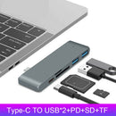 5 in 1 USB Type C Hub Hdmi 4K USB C Hub to Gigabit Ethernet Rj45 Lan Adapter