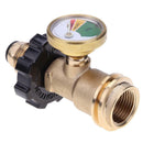 Universal Brass POL LP Tank To QCC1 Type1 Hose Adapter Propane Gas Gauge Meter