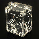 Parrot Feeding Box Pet Bird Foraging Feeder Boxes Hanging Cage Swing Chew T I7D5