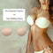1 Pair Women Sponge Chest Pad Swimsuit Pads Peach Heart Bra Pad Chest Cup