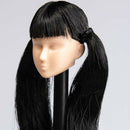 1/6 Makeup Headband w/ Hair for   Female 12inch Figures Accessories