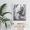 5D DIY Full Drill Diamond Painting Owl Cross Stitch Mosaic Kit Home Decor