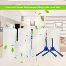 2pcs Side Brush+4pcs Filters Vacuum Cleaner Replacement Kit for Robovac 11S