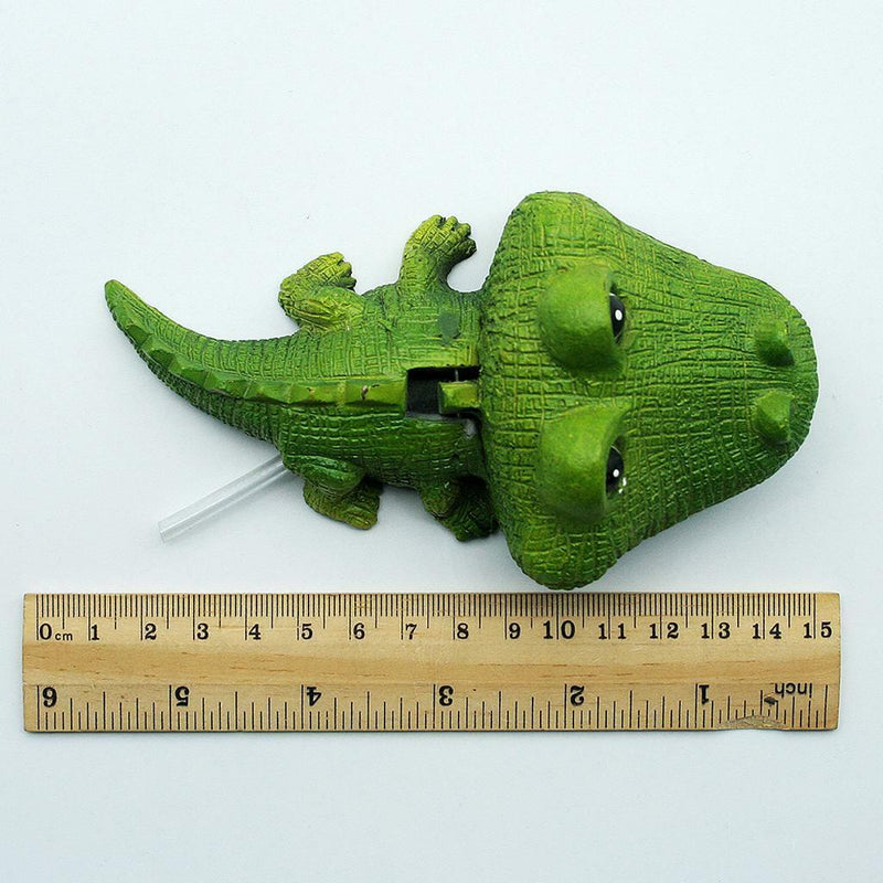 Air Bubbling Crocodile Ornaments with 16ft Aquarium Fish Tank Pond Pipe Hose