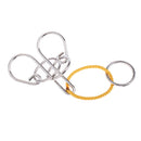 Chinese Rings Lock Puzzle IQ Brain Teaser