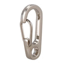 Aluminum Alloy Key Chain Ring Key Fob with Mini Spring EDCGEAR Buckle Clip  Y8I6