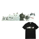 Lovely Cats Clothes Patches Stickers Iron-on Heat Transfers DIY Appliqued B TE