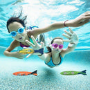 8 Pcs Underwater Swimming Pool Diving Rings, Diving Throw Torpedo Bandits T