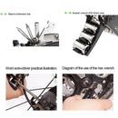 Saddle Bag Tail Bag Seat Cushion Bag Glue-Free Tire Repair Combination Tool Set
