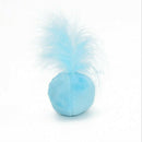 Sound flannel toys ball hair ring bell feather teaser cat toys pet cat supp V9U5