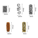 Viking Runes Beard Beads Runes Knot Pendant Hair Jewelry Bead Dreadlock