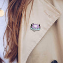 Electronic Game Machine Brooch Cartoon Badge Jacket Backpack Pin (Style 1)  A
