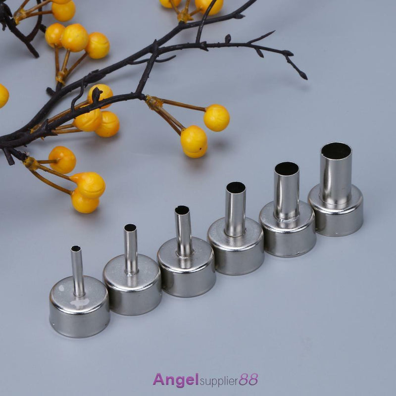 6pcs Universal Soldering Station Nozzle for Hot Air Stations Gun Welding Tool