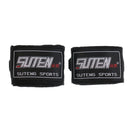 2Pcs Cotton Boxing Hand Wraps Bandages Muay Thai MMA Inner Gloves Black