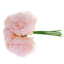 Handmade Wedding Bouquet Peony Silk Floral Bridal Hydrangea Decor Light Pink