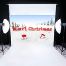 Merry Christmas Photography Background Cloth Backdrop Photographic Prop Decor