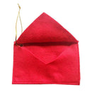 Non-Woven Christmas Envelope Pendant Gift Candy Bags Tree Party Hang Decor