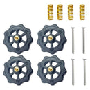 4Pcs Hand Twist Leveling Nut+4Pcs Hot Bed Light Load Compression Mould Die  A1F5