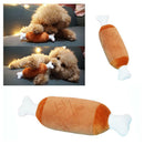 Chicken Legs Double Bones Toys Pet Dog Puppy Toys Dogs Chew Plush Sound_Toy H5D4