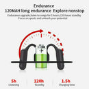 Wireless Bone Conduction Stereo Headphone Earphone Sport Headset w/ Microphone