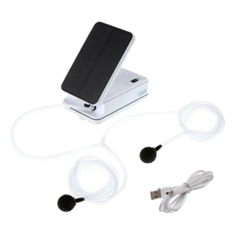 Solar Powered/ USB Rechargable Oxygenator Water Oxygen