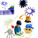4Pcs/set DIY Sponge Drawing Paint Brushes Graffiti Toys Painting Gift Toys  Z1E8
