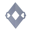 Rhombus Heart DIY Metal Stencil for Scrapbook Craft Embossing Cutting Die A